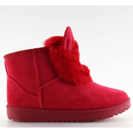 Rote Emus mit Klößen B198 rot