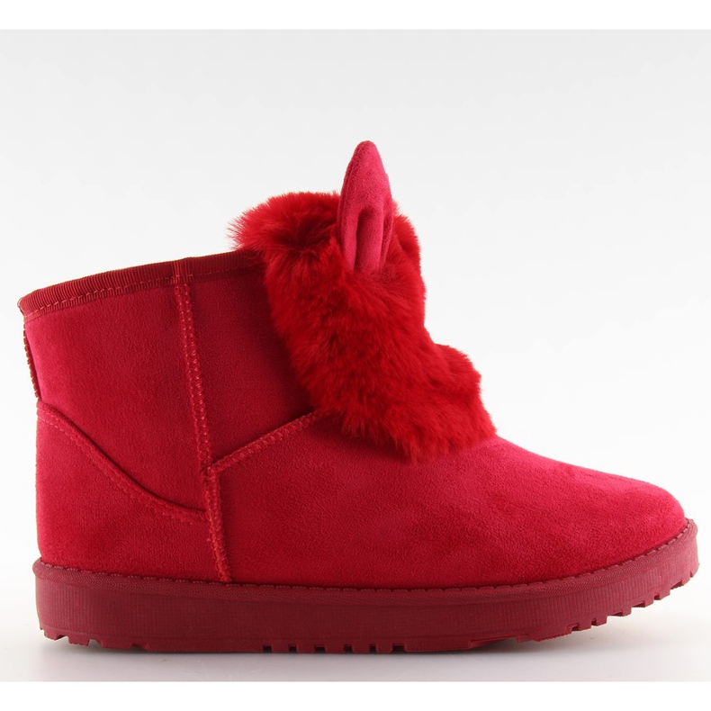 Rote Emus mit Klößen B198 rot