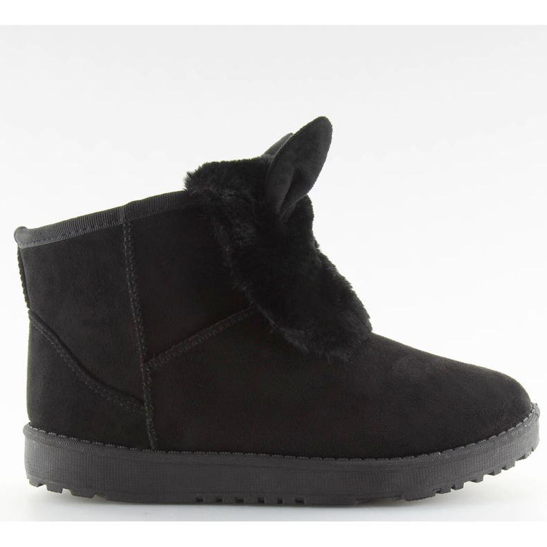 Schwarz emusy mit Ohren B198 schwarz