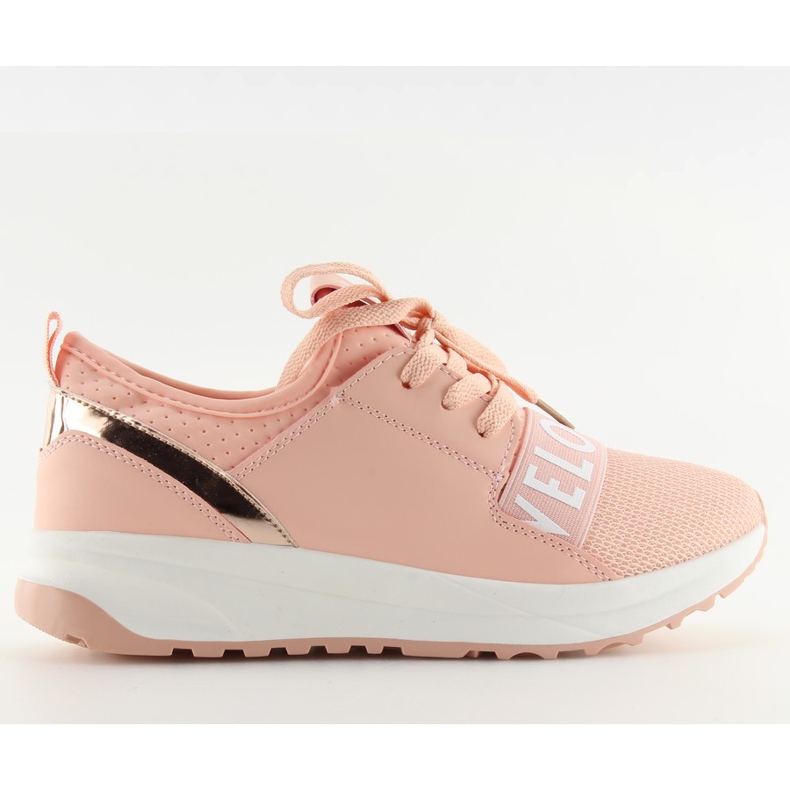 Rosa Sportschuhe für Damen NB155P Rosa gelb