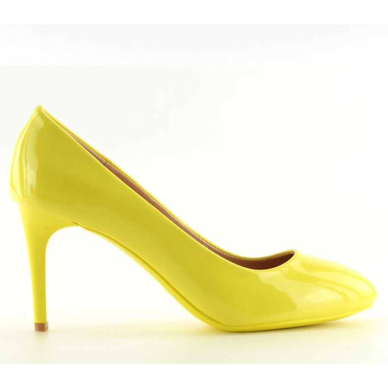 Pumps für Damen gelb gelb lackiert