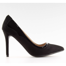 Schwarze Damen High Heels 1522-133 Schwarz