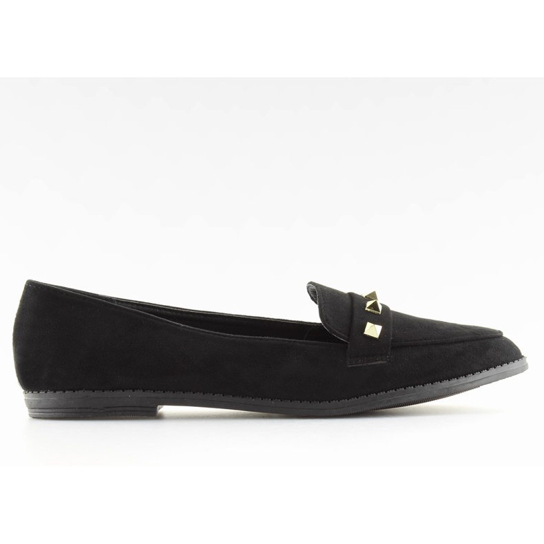 Damen Loafers mit schwarz schwarzen Nieten