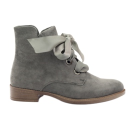 Graue Sergio Leone 300 Damenstiefel