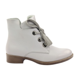 Stiefel Sergio Leone 300 silbermetallic grau