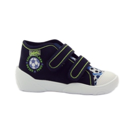 Befado Kinderschuhe Turnschuhe Hausschuhe 212P052 marineblau blau weiß
