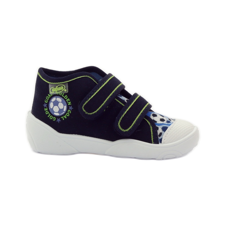 Befado Kinderschuhe Turnschuhe Hausschuhe 212P052 navy blau blau weiß