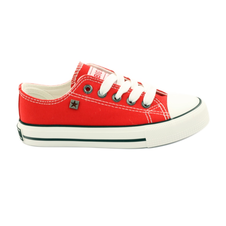 Big Star 374002 gebundene Turnschuhe rot weiß