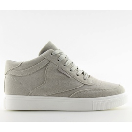 Damensneaker aus grauem Wildleder LT.GRAY