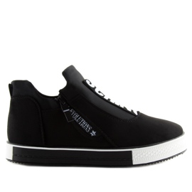 Schwarze Keilsneaker NB168 schwarz