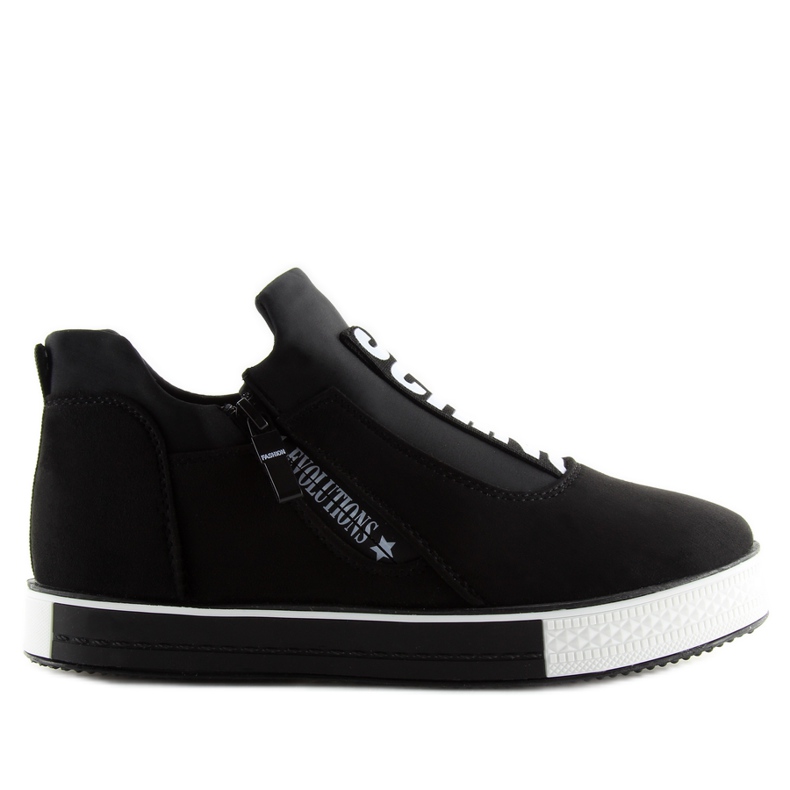 Schwarze Keilsneaker NB168 schwarz