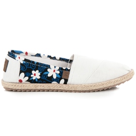 Mckeylor Espadrilles mit Blumen weiß