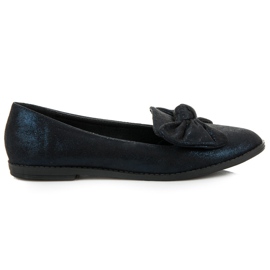 Bestelle Ballerina mit Schleife blau