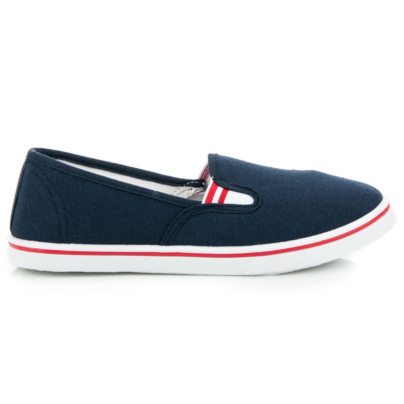 Mckeylor Marineblaue Slip-On-Sneakers
