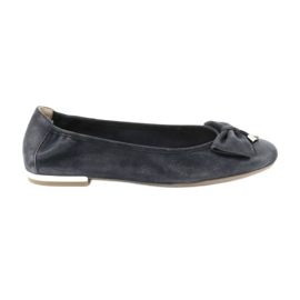 Caprice Ballerinas für Damen 22111 marineblau