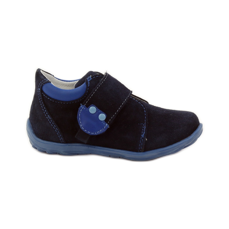 RenBut Klettwälder Lederschuhe 1476 Marineblau