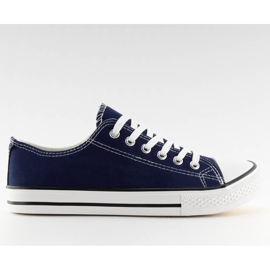 Klassische Damen Turnschuhe Dunkelblau marineblau