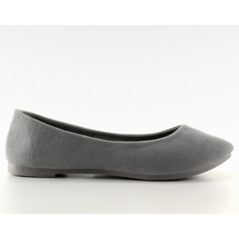 Graue Ballerinas für Damen JX38 D. Grau