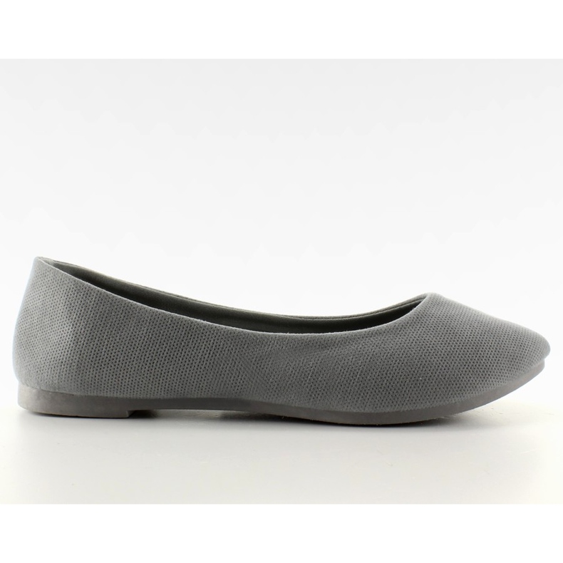 Graue Ballerinas für Damen JX38 D. Grau