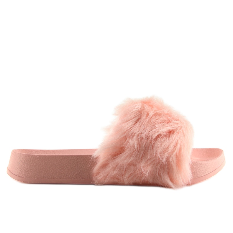 Pelz rosa Hausschuhe S36 rosa