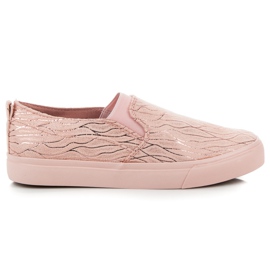 Sweet Shoes Slipons mit Muster rosa