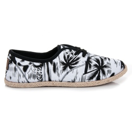 Mckeylor SCHWARZ &amp; WEISS gebundene Turnschuhe weiß