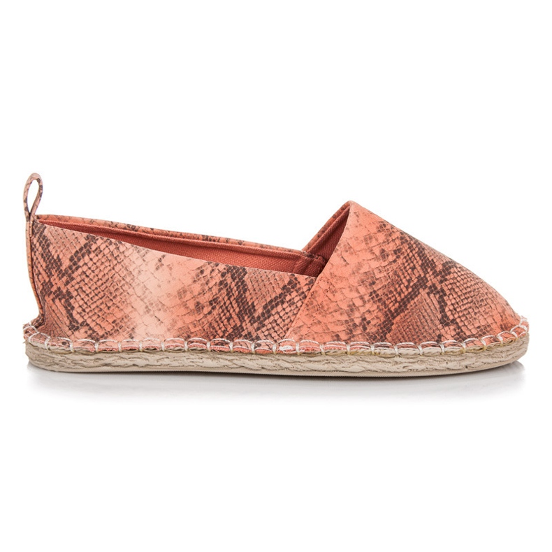 Mckeylor Espadrilles mit Tiermuster rosa