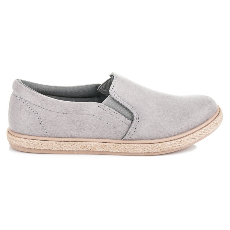 Seastar Wildleder Slipons Espadrilles grau