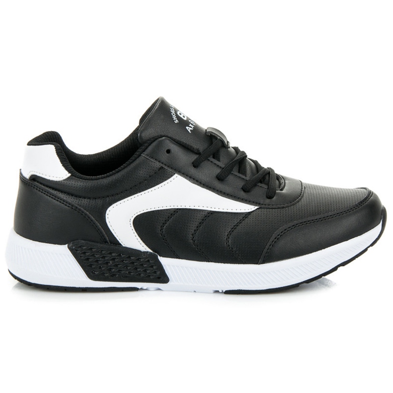 Ax Boxing Geknotete Herrenschuhe schwarz