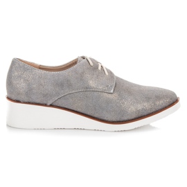 Vinceza Geknotete Keilabsätze grau