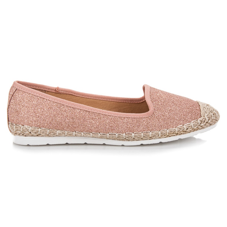 Vinceza Glitzerballerinas rosa