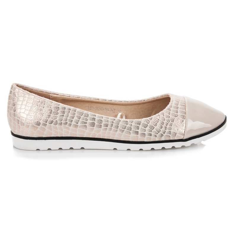 Vinceza Ballerinas mit Tiermuster braun