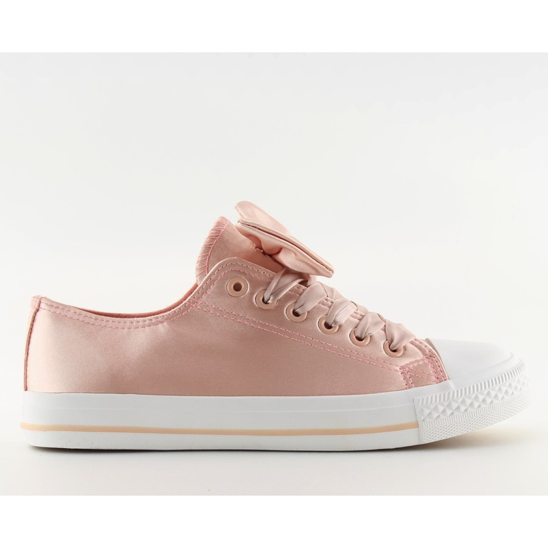 Damen Sneakers Satin Rosa 16-509