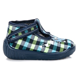 Reweks Heimschuhe für Kinder blau