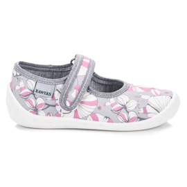 Reweks Selbstgemachte Schuhe mit Muster grau