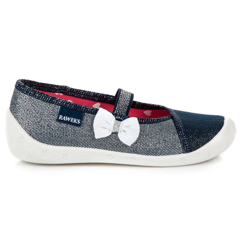 Reweks Bequeme Hausschuhe blau