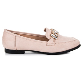 Vices Wildlederschuhe mit einem Ornament braun