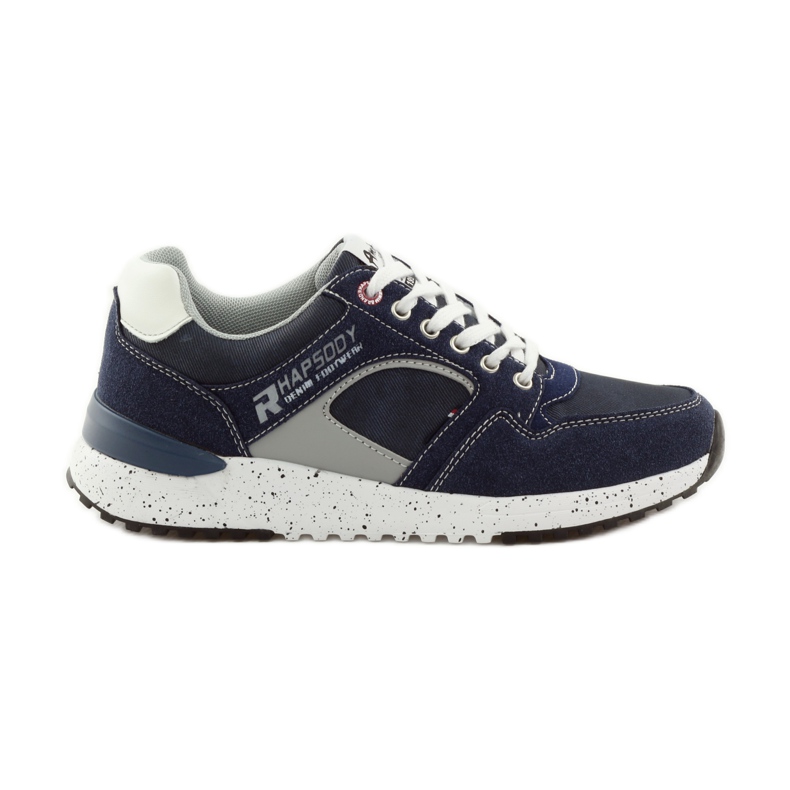 American Club Amerikanische 703039 Turnschuhe weiß navy blau