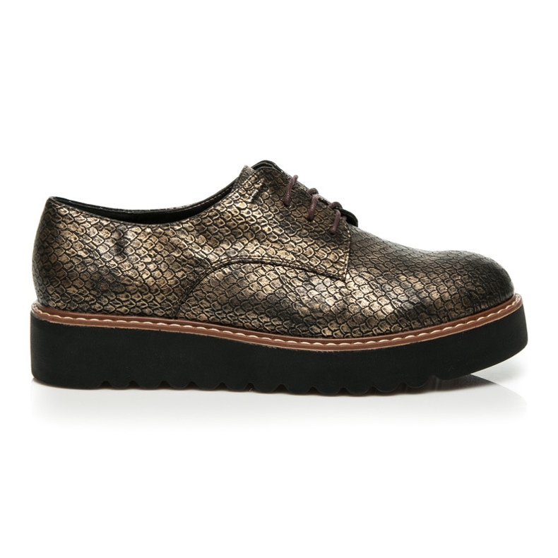 Kylie Schuhe auf der Plattform gelb