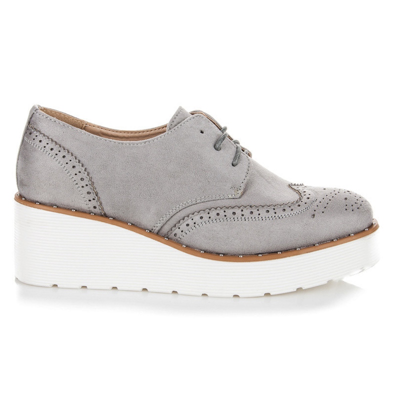 Seastar Keilabsatz aus Wildleder grau