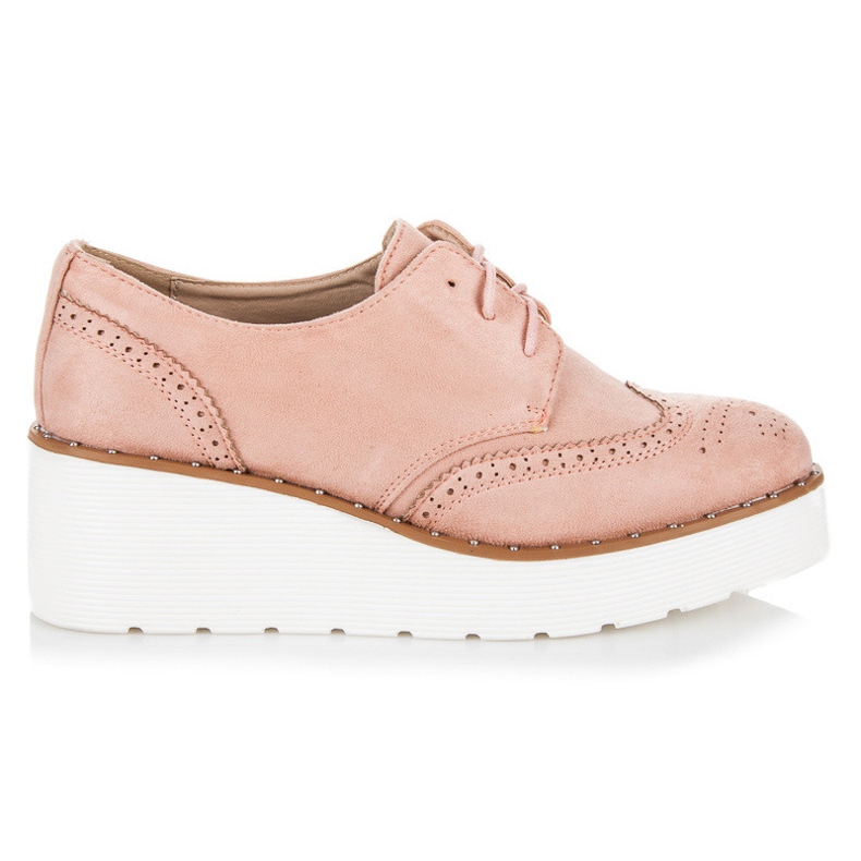 Seastar Keilabsatz aus Wildleder rosa