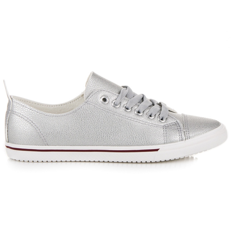 Seastar Silber gebundene Turnschuhe grau