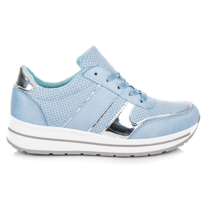 Seastar Wildlederschuhe auf der Plattform blau