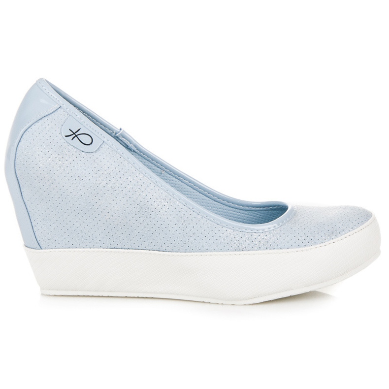 Vices Blaue Keilpumps