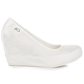 Vices Weiße Keilpumps