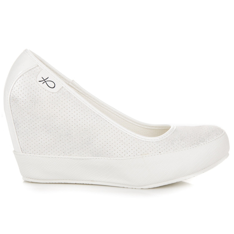 Vices Weiße Keilpumps