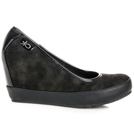 Vices Schwarze Keilpumps