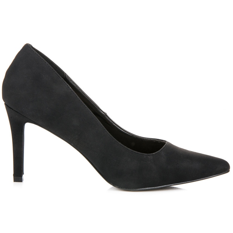 Vices Wildleder-Heels Laster schwarz