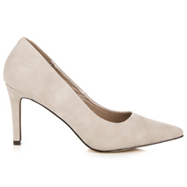 Vices Wildleder-Heels Laster grau