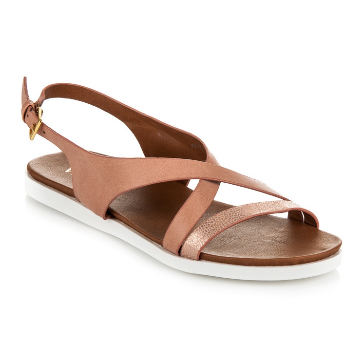 Vinceza flache Sandalen rosa